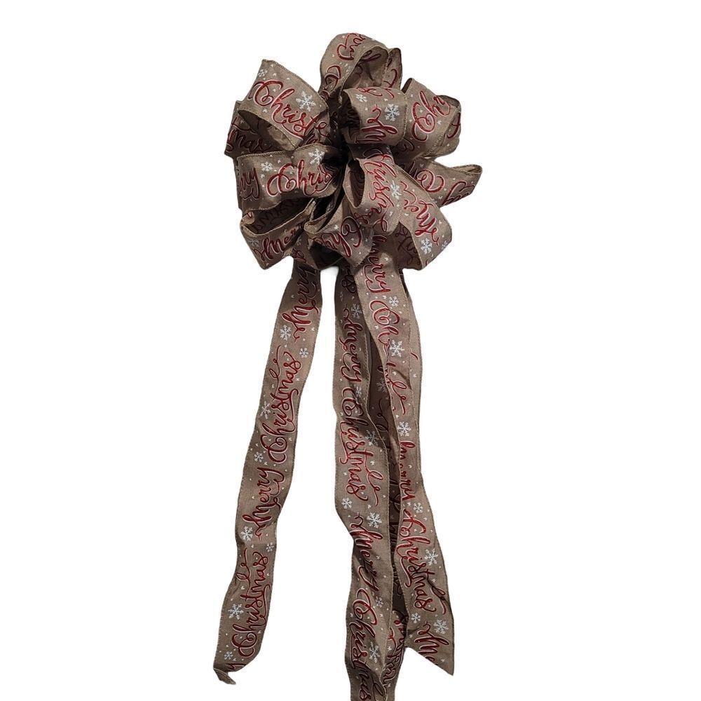 Handmade bundle of Christmas tree bows